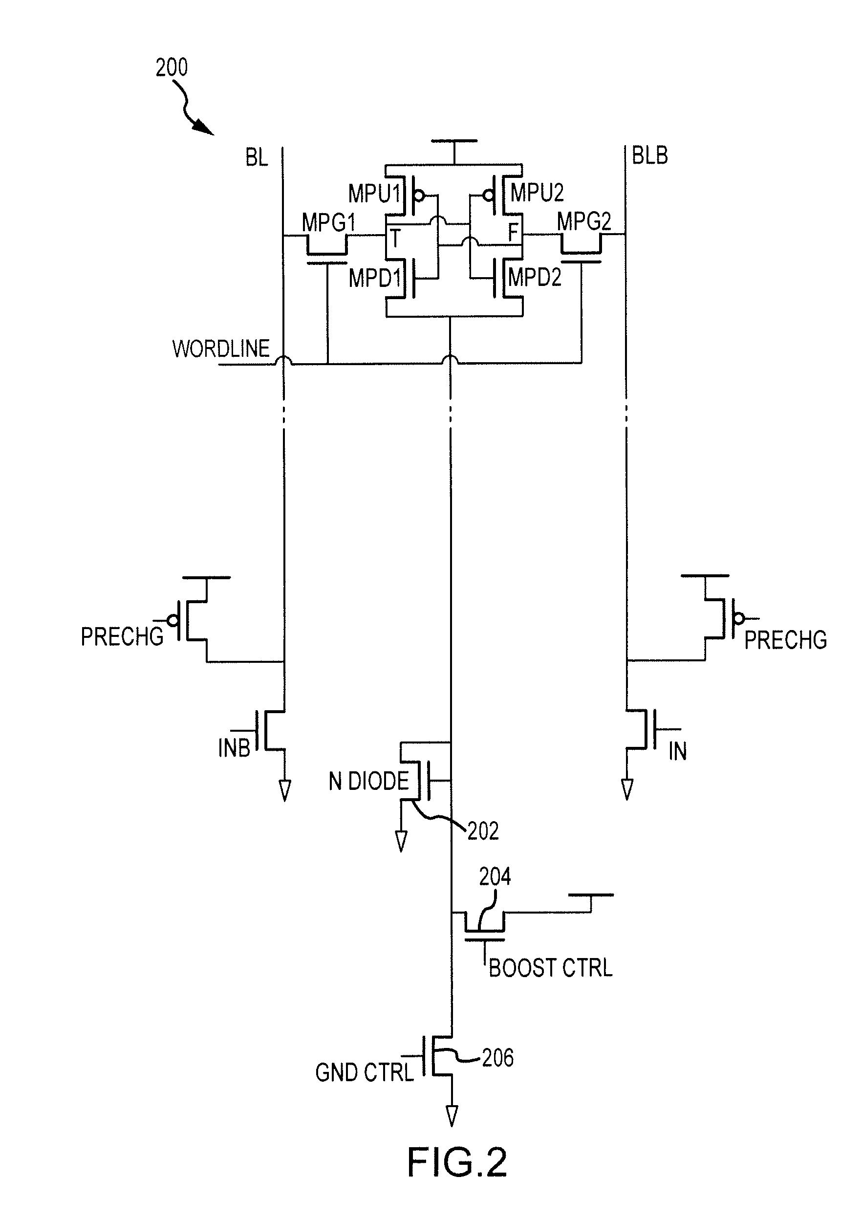 Self-timed write boost for SRAM cell with self mode control