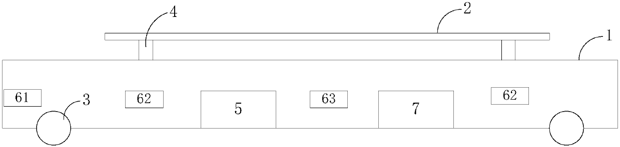 Vehicle automatic carrying guide transport vehicle and guide transportation system