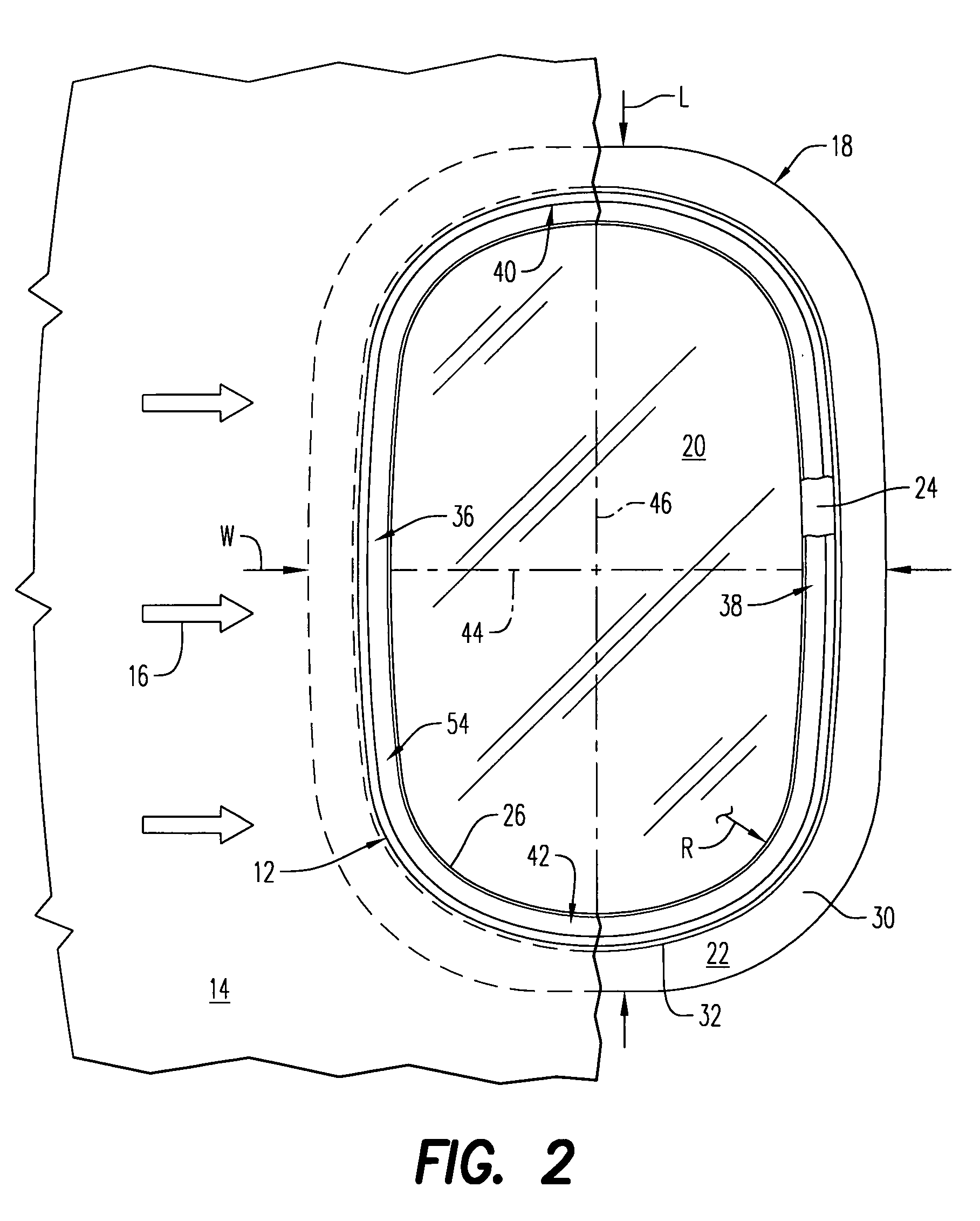 Composite aircraft window frame