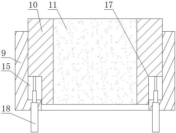 Waste gas exhausting device for polyimide production