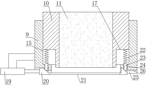 Waste gas exhausting device for polyimide production