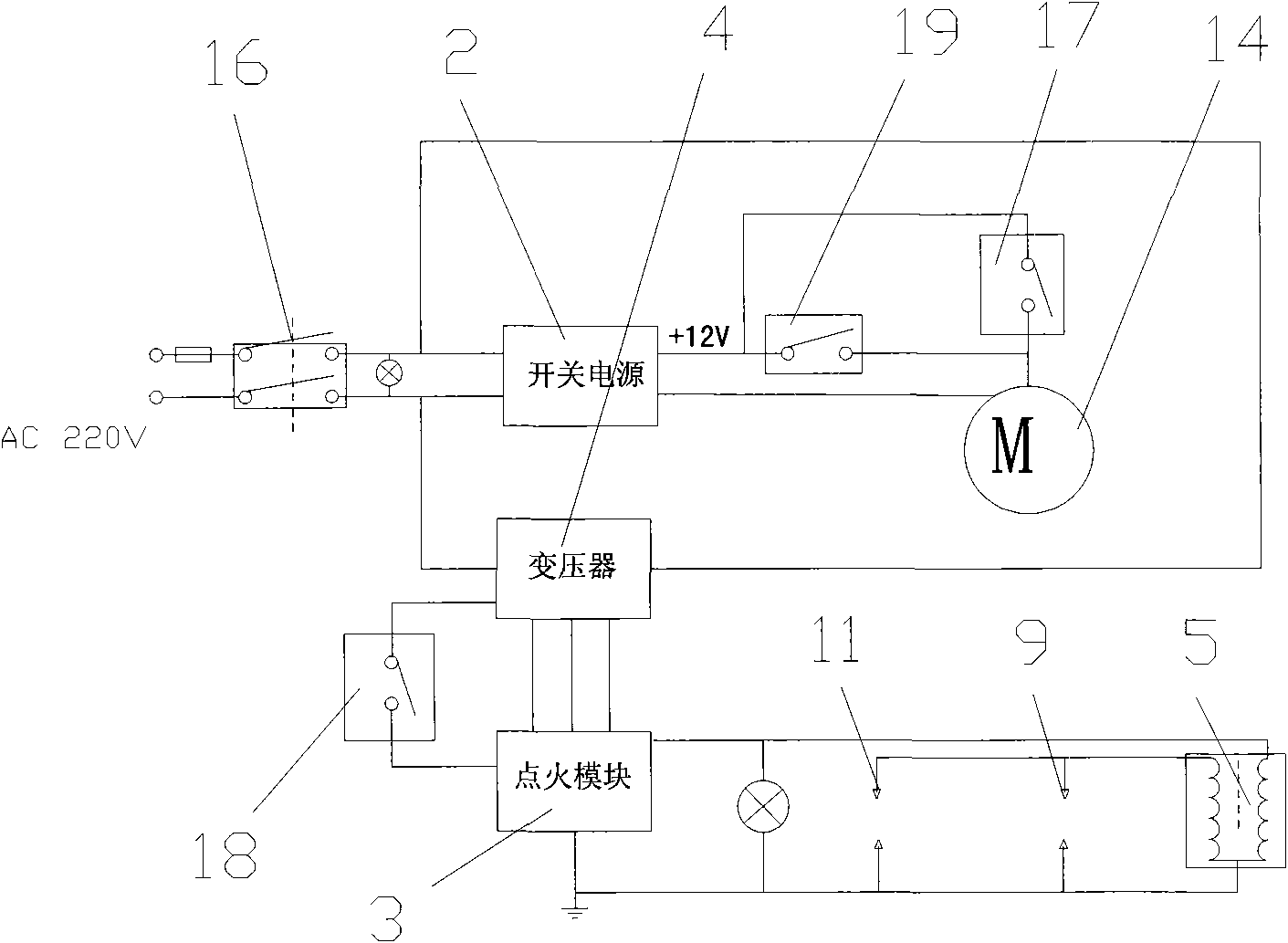 Tester for testing ignition capability and voltage resistant capability of sparking plug and testing method and uses