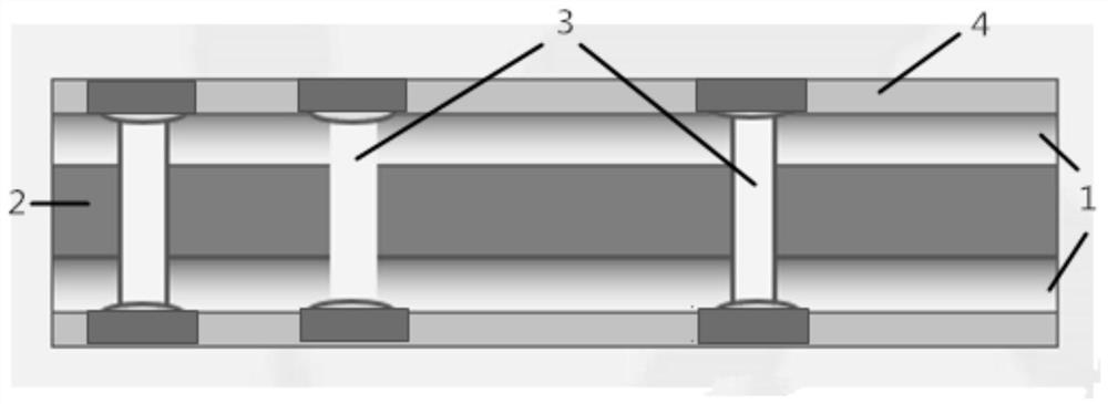 Micro-etching processing technology for resin plug hole of dry film cover