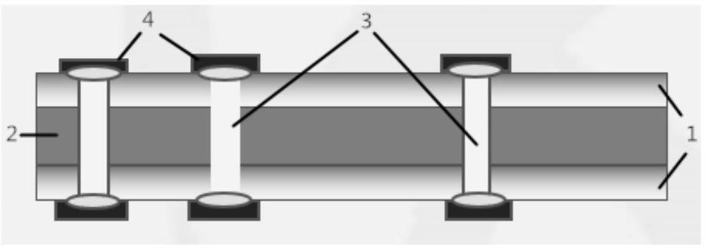 Micro-etching processing technology for resin plug hole of dry film cover