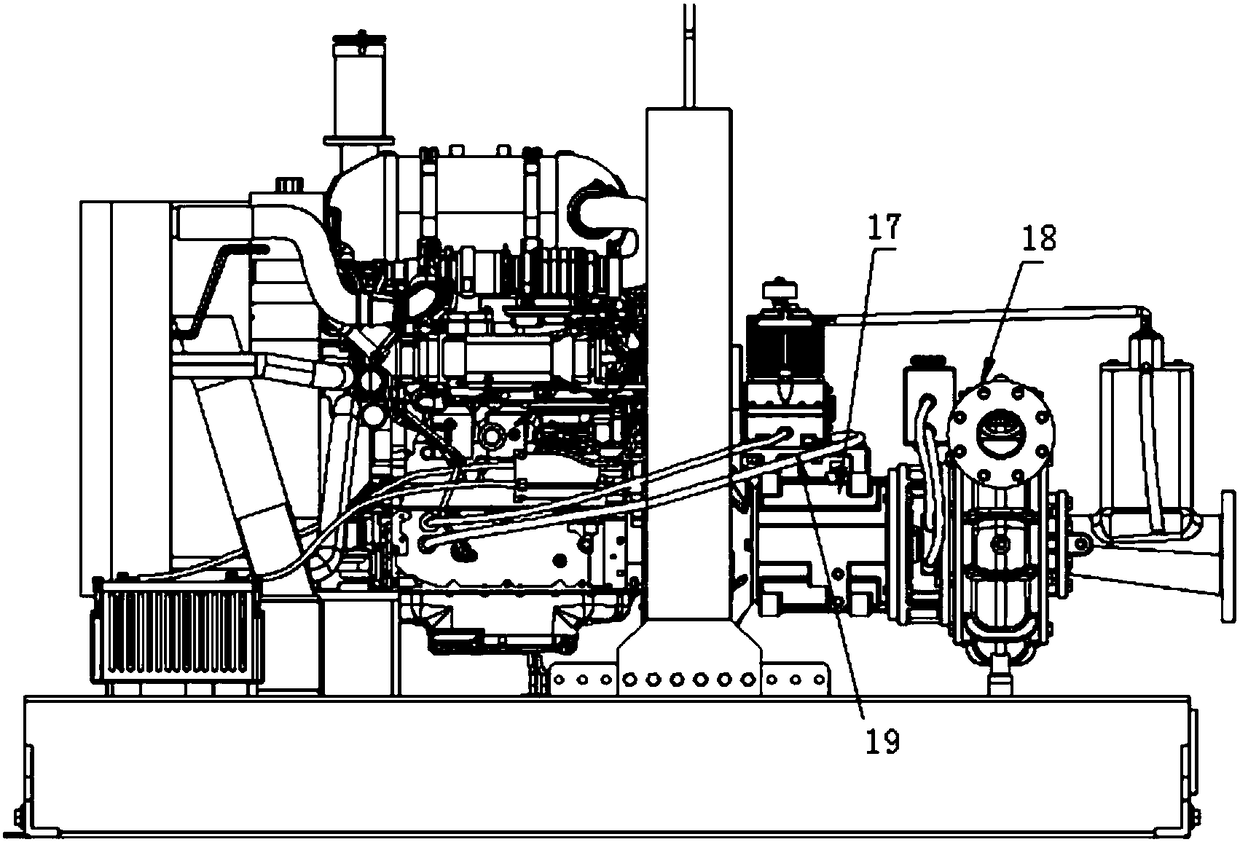 Jet vacuum-pumping rapid water diversion device