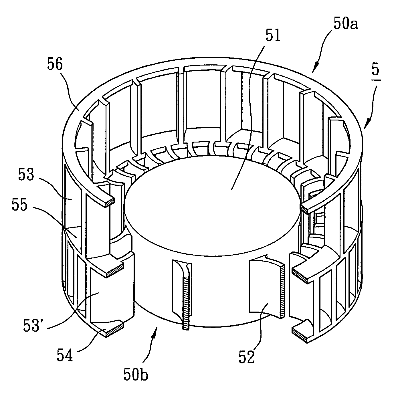 Impeller for radial-flow heat dissipating fan