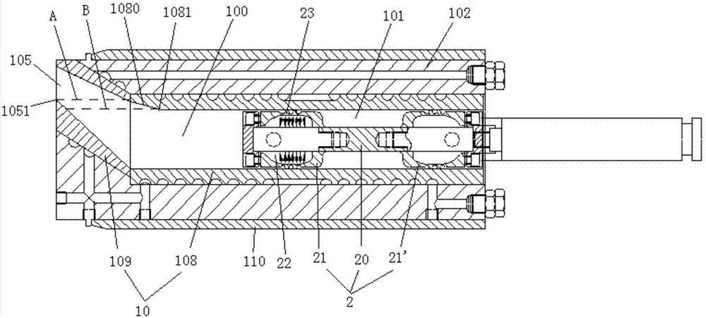 Feeding system of horizontal cold chamber die casting machine