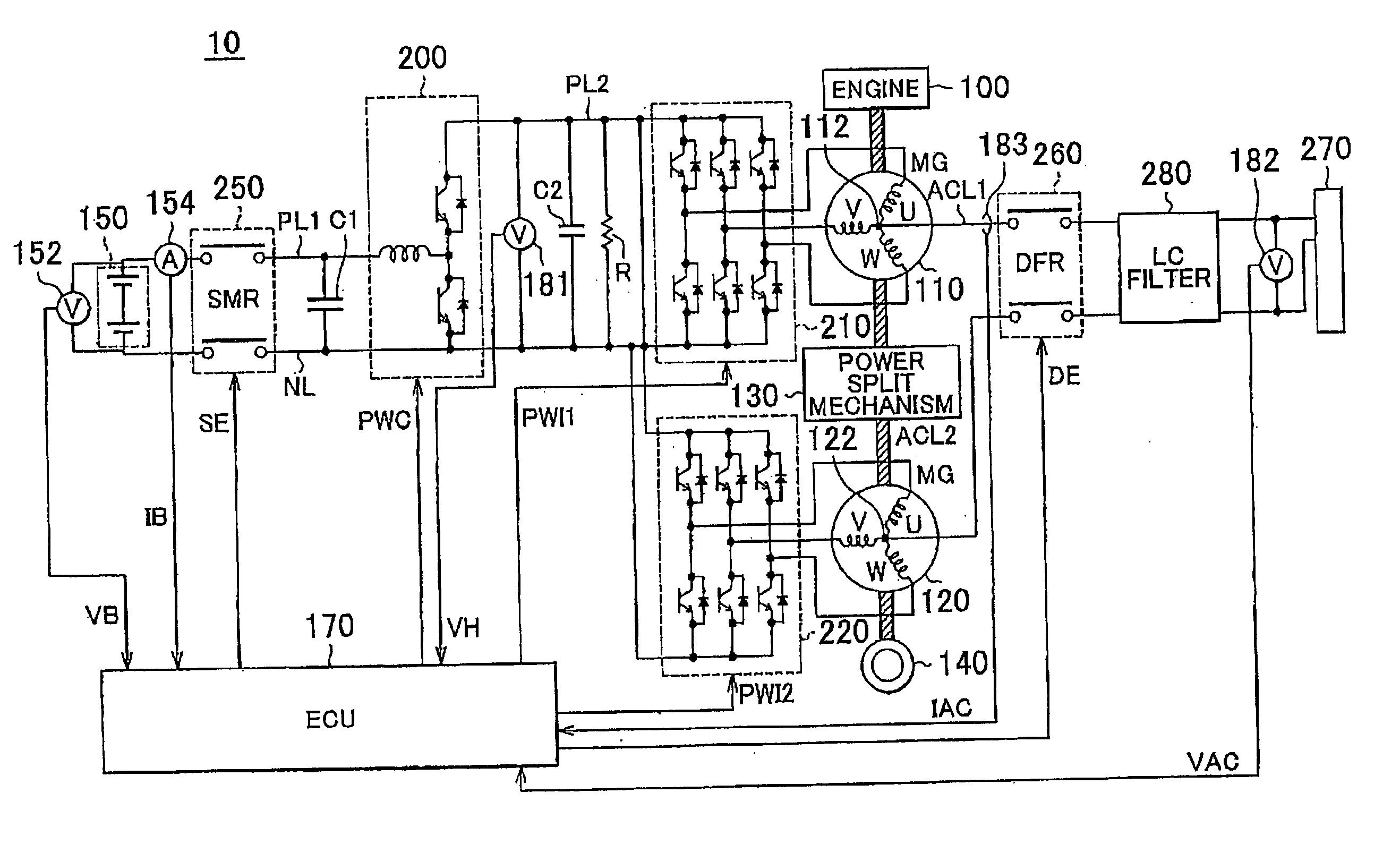 Vehicle equipped with electrical storage device, and charging cable