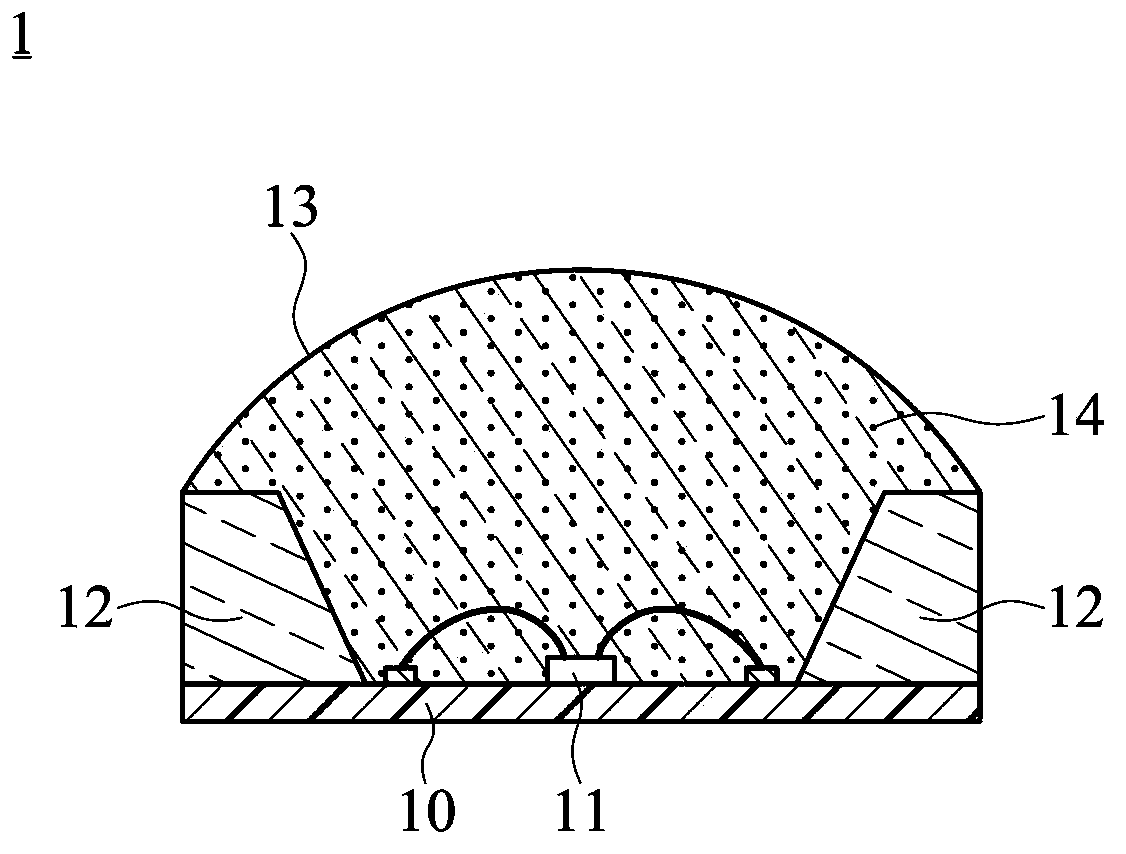 Small-size led packaging structure for enhancing light emitting angle