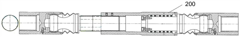 Hydraulic type anti-sliding safe coupling device for hot rolling finishing straightening machine