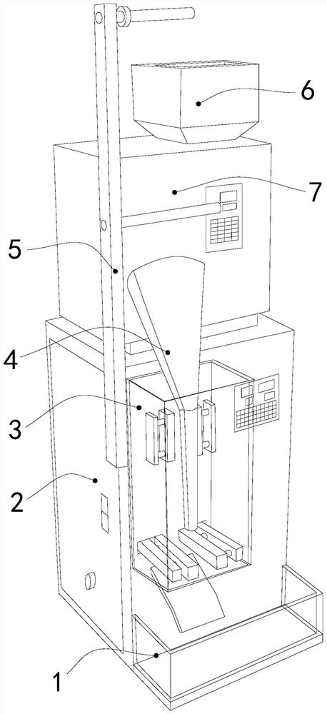 An automatic packaging equipment with uniform feeding