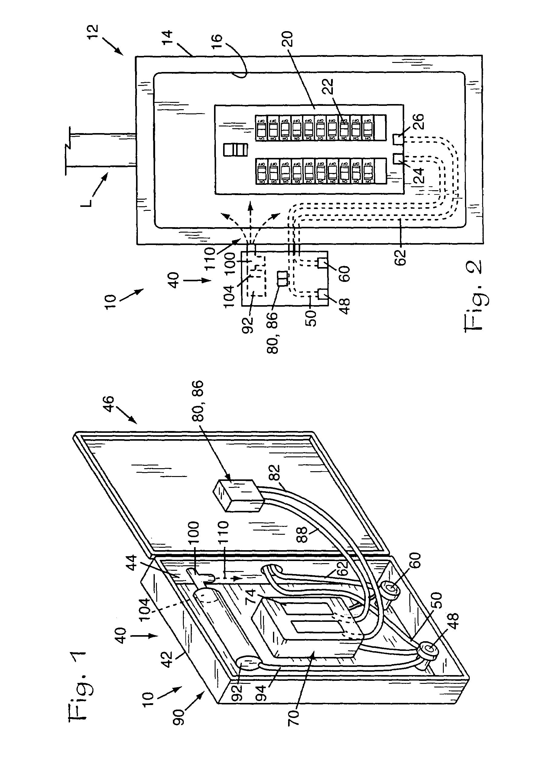 Power surge protection device