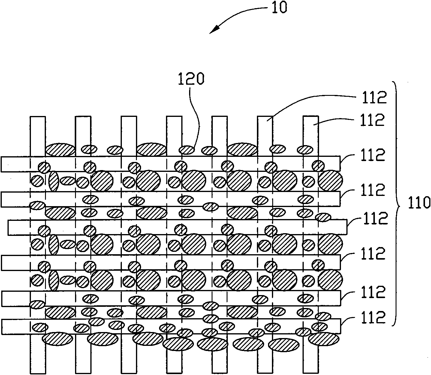 Carbon nano tube composite structure