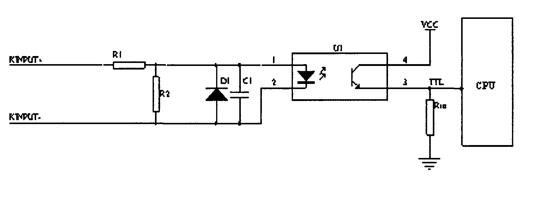 Switching value signal processing method