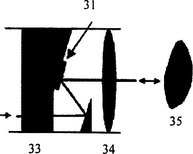 Endoscopic optical tomographic imaging scanning probe device based on micro motor