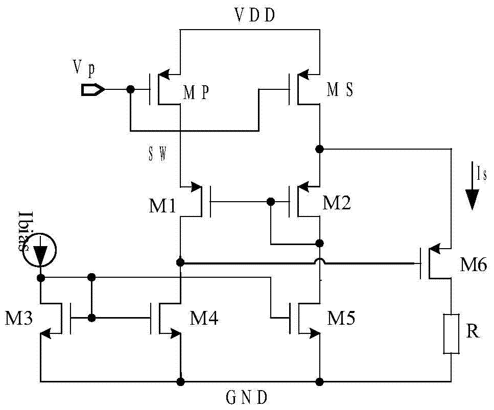 Current detection circuit and current loop control circuit including the current detection circuit