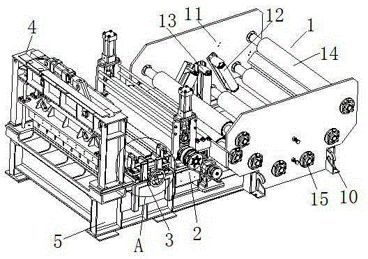 Welded steel pipe coil automatic cutting machine