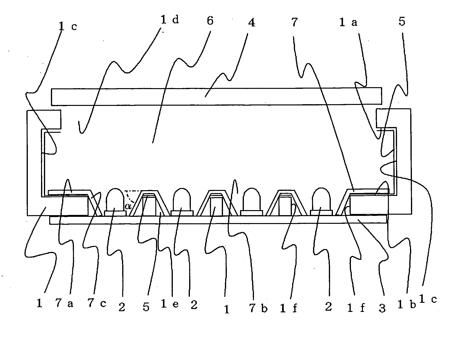 Planar light-source device