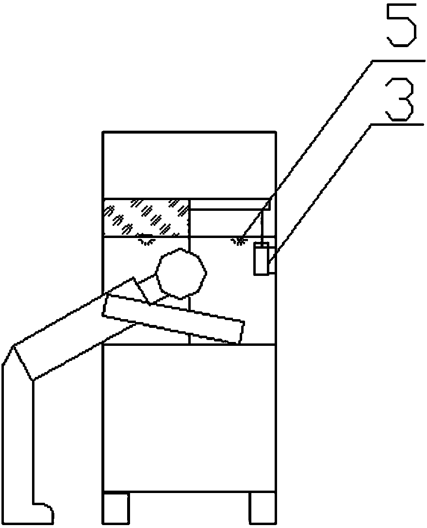 Lifting paper box conveying structure used for boxing machine