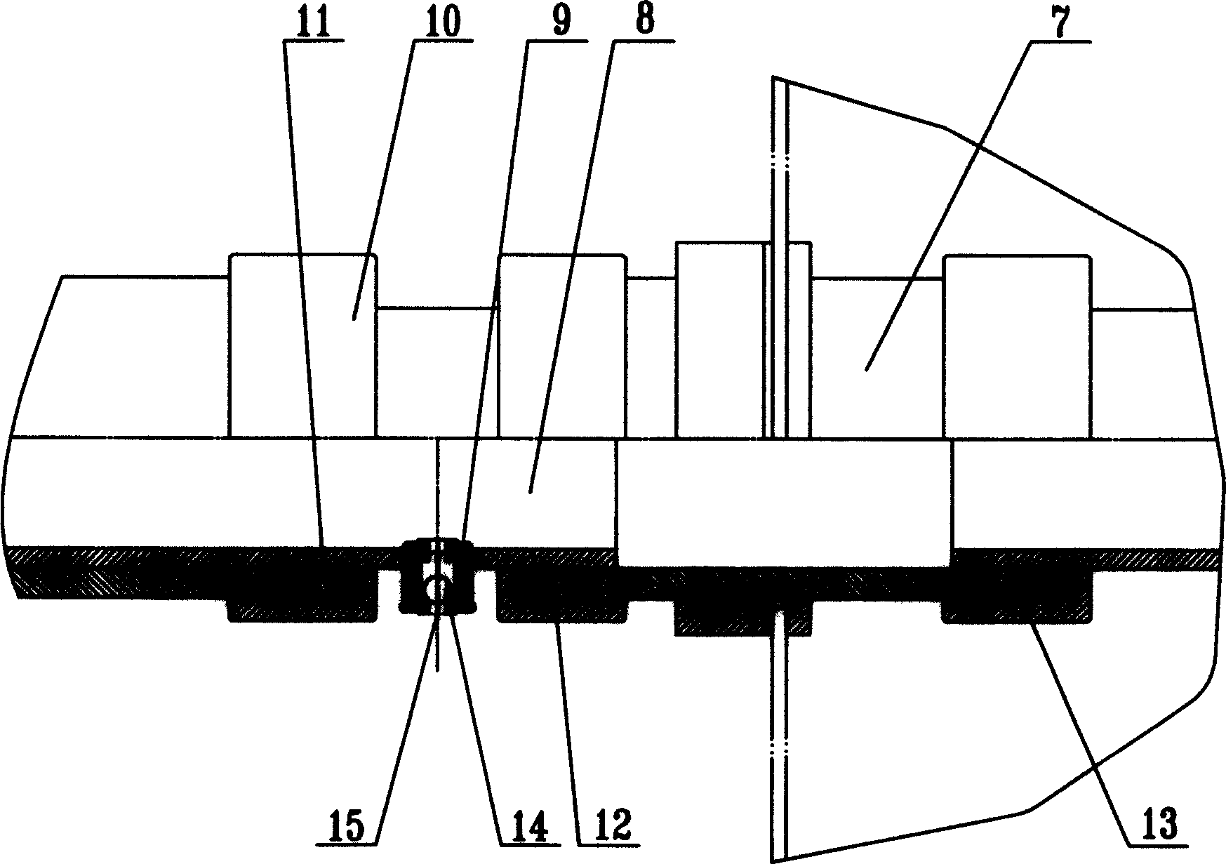 Self-support cooling air blowing apparatus