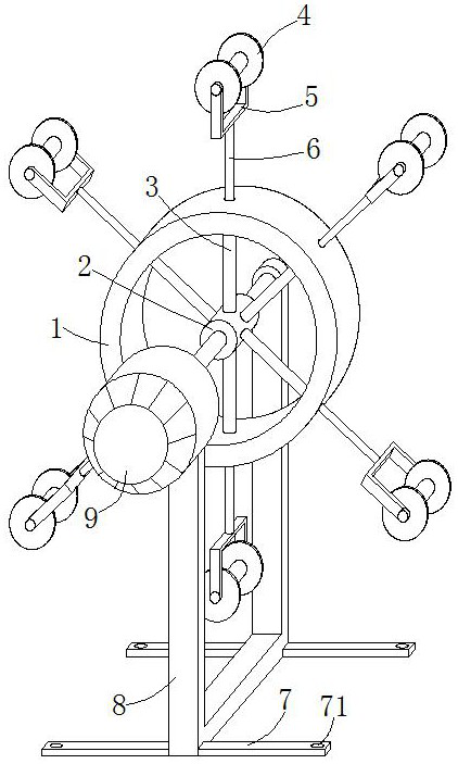 A yarn tensioning mechanism for textile