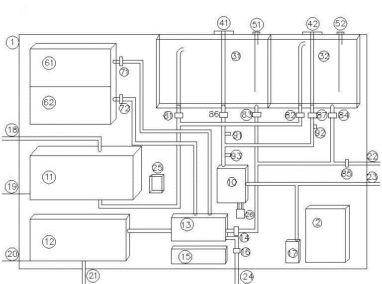 Mobile sewage continuous processor