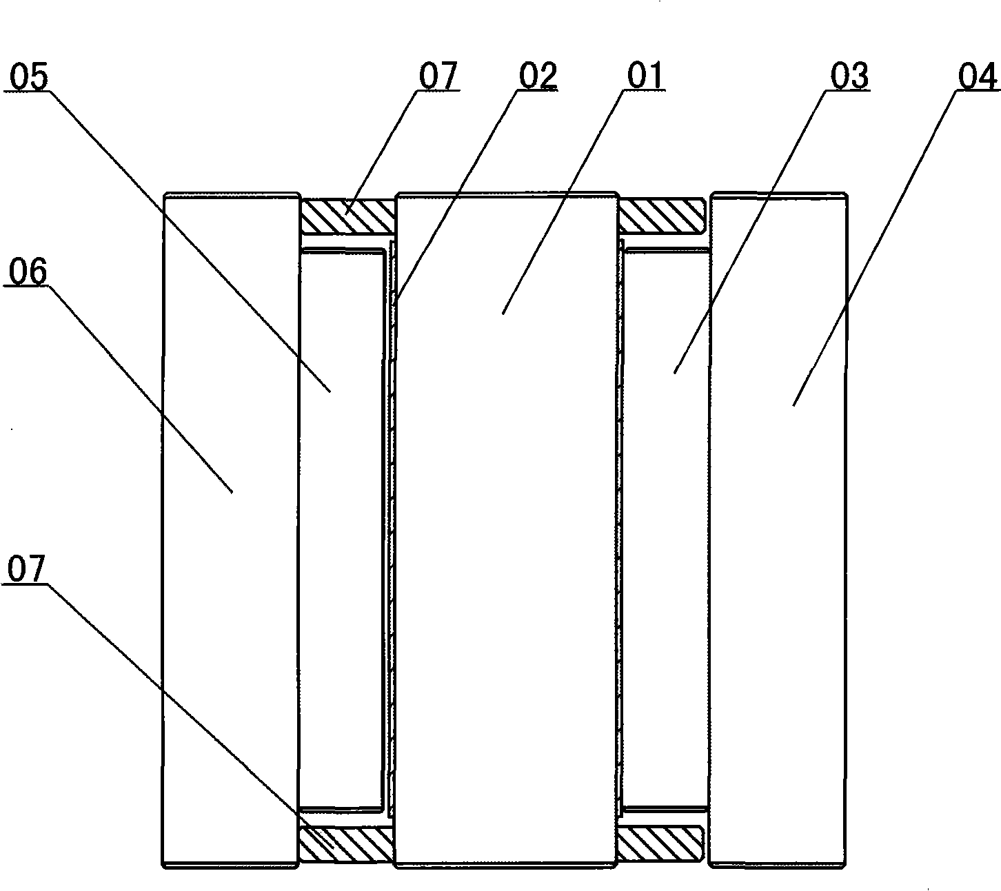 Laser holograph mould pressing method