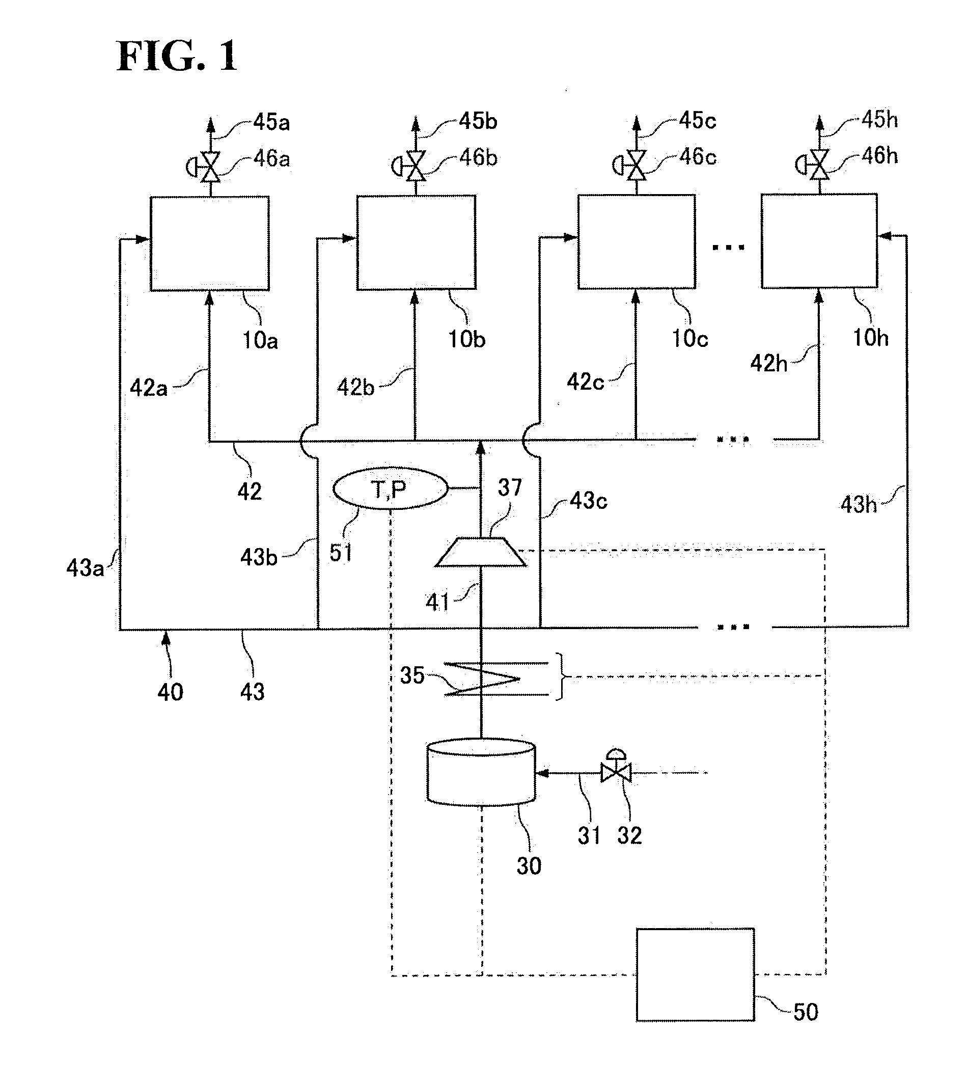 Vulcanizing system and tire vulcanizing method