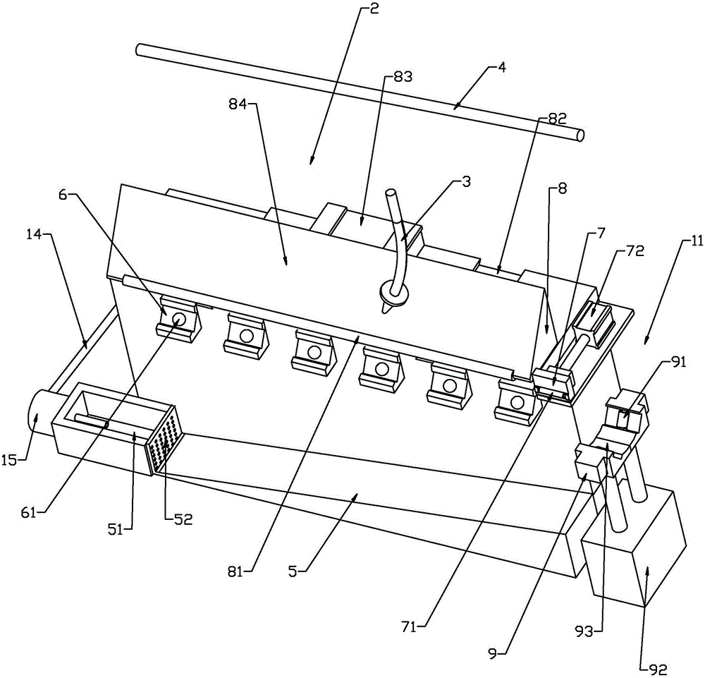 Automatic bothway sand-blasting machine