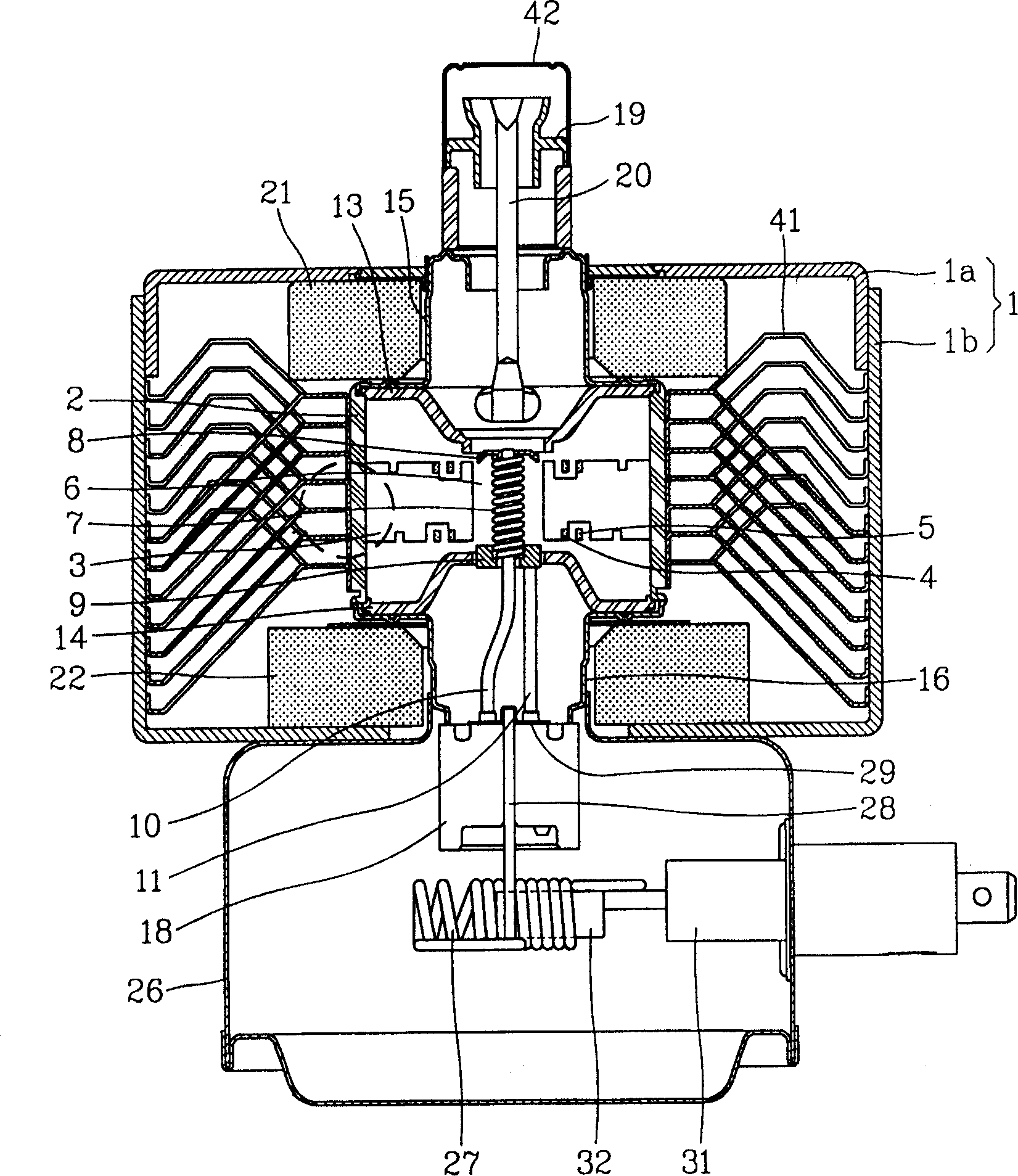 Cooling fin structure of magnetron