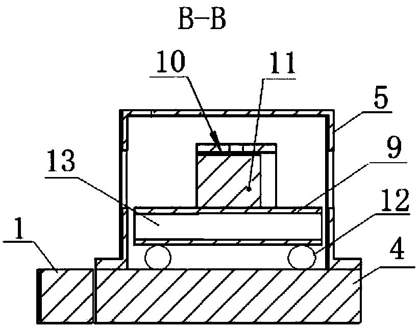 Angle-adjustable crystal constant temperature device