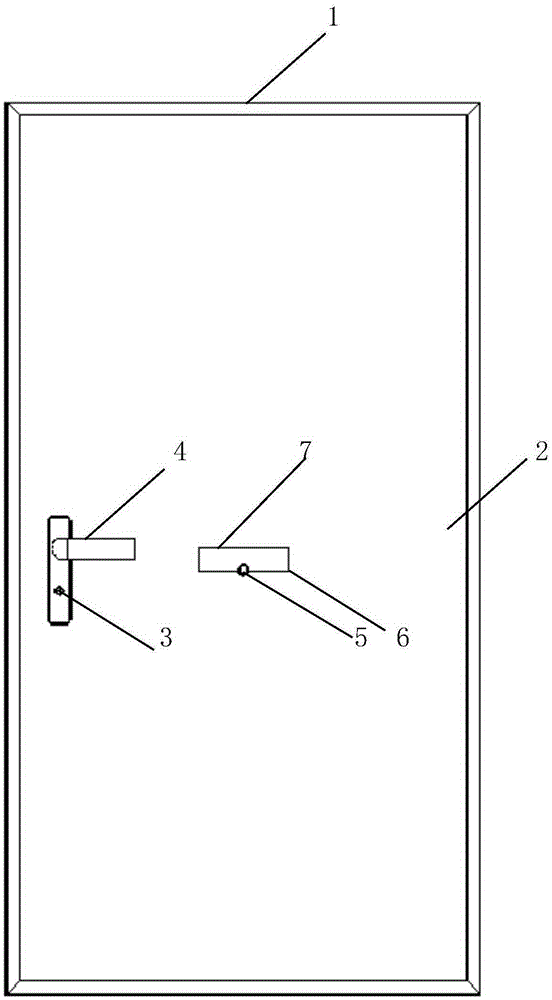 Multifunctional sound-light alarm safety door