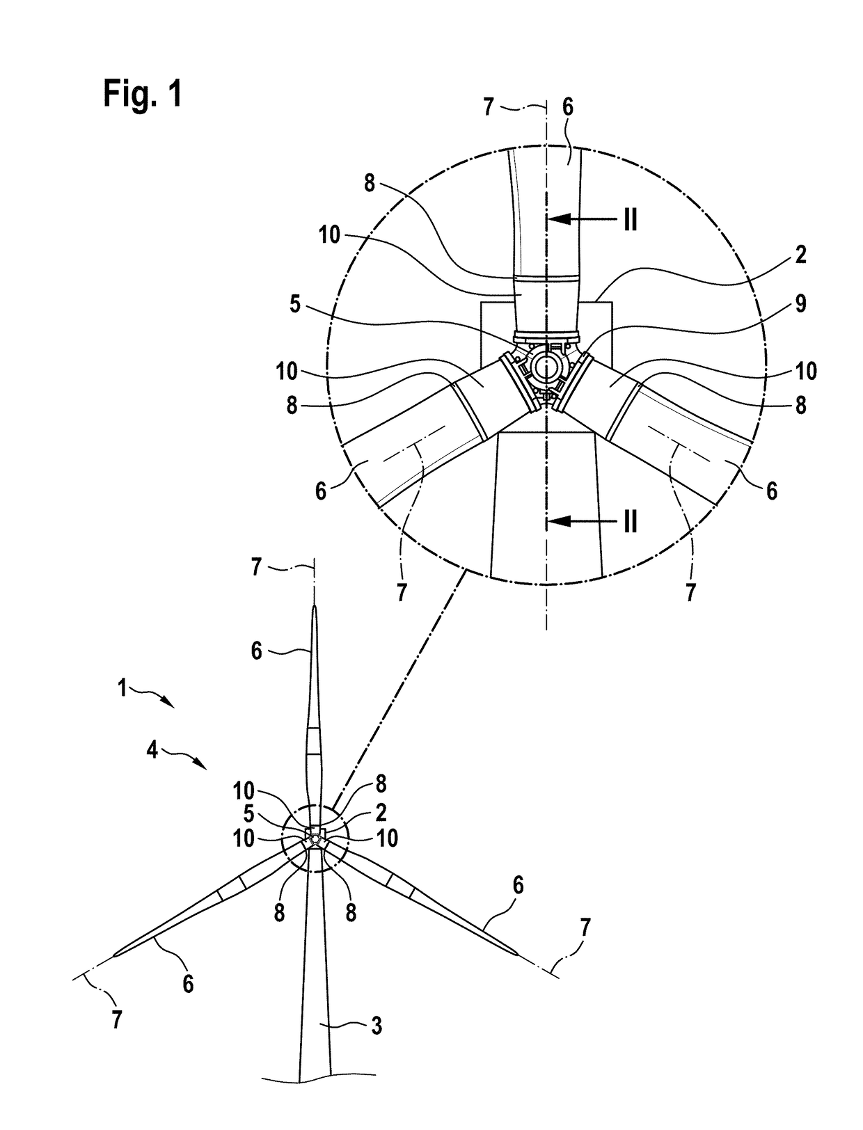 Blade adapter for wind turbines