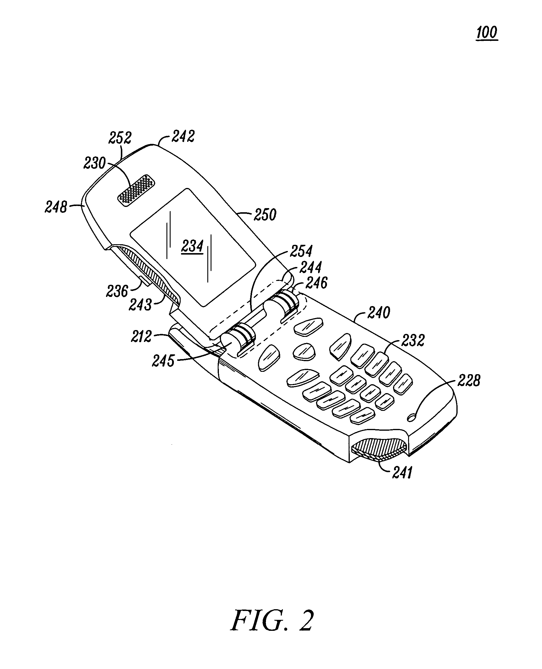 Portable communication device with global positioning system antenna