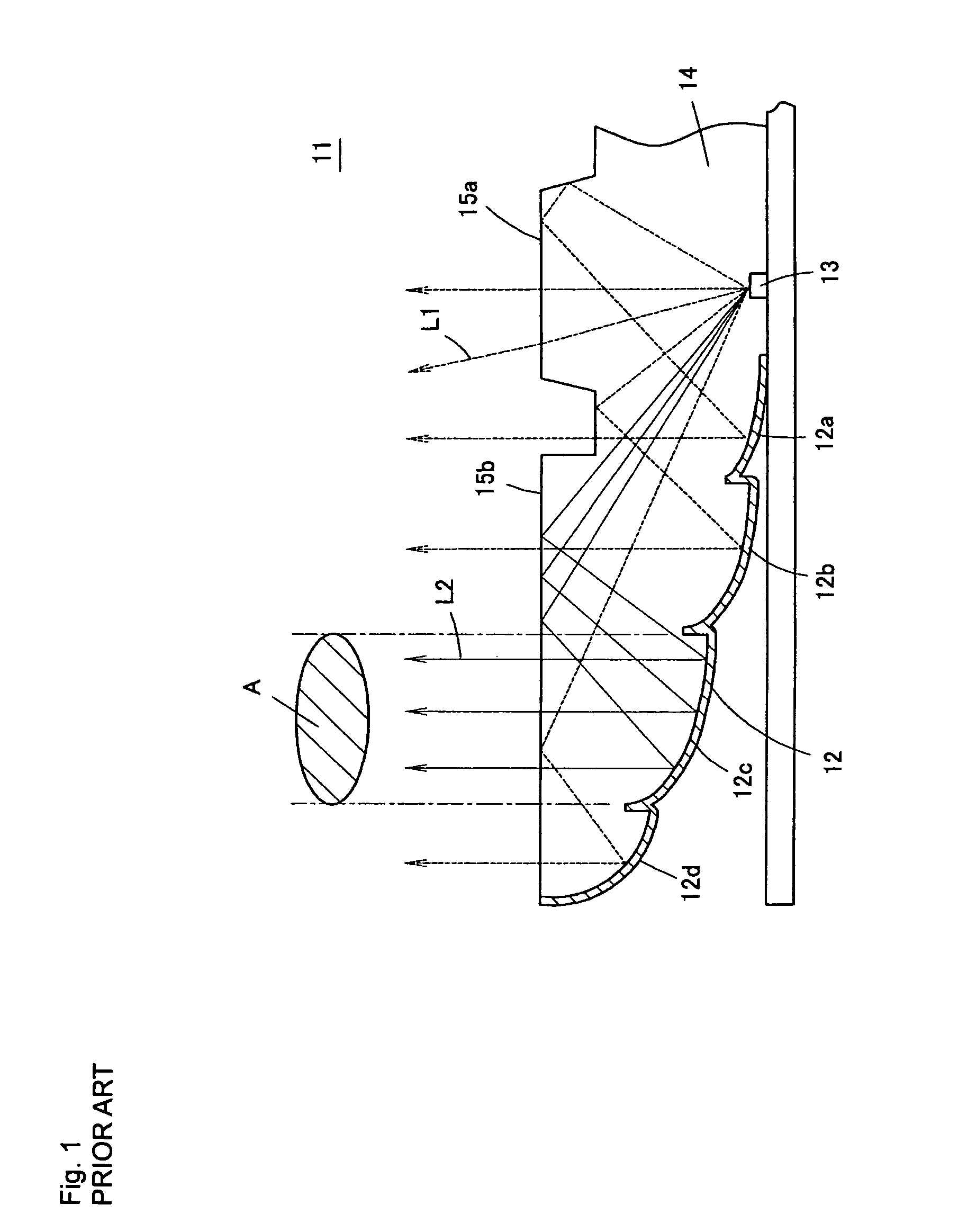 Luminescent light source and luminescent light source array