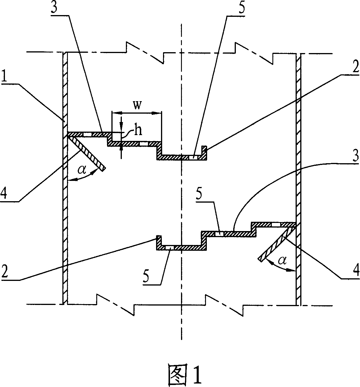 Baffle type column tray