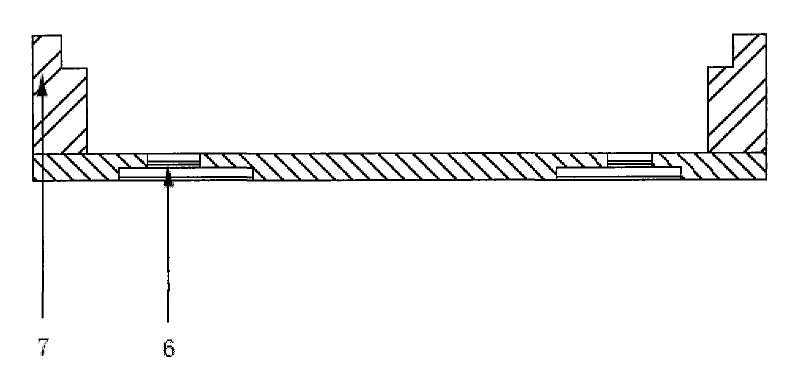 Photoelectric packaging part with cavity and production method thereof