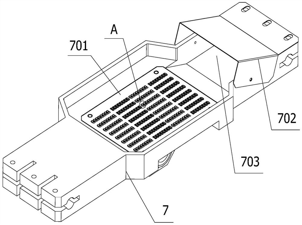 Flat vibrator discharge equipment