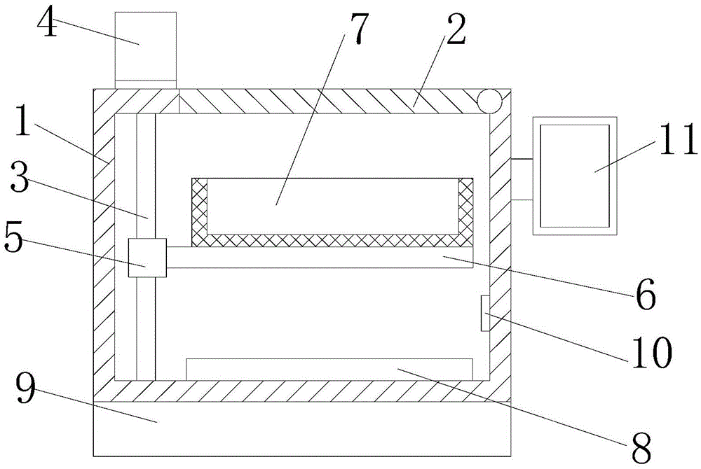 Flushing device for medical instruments in general surgery department