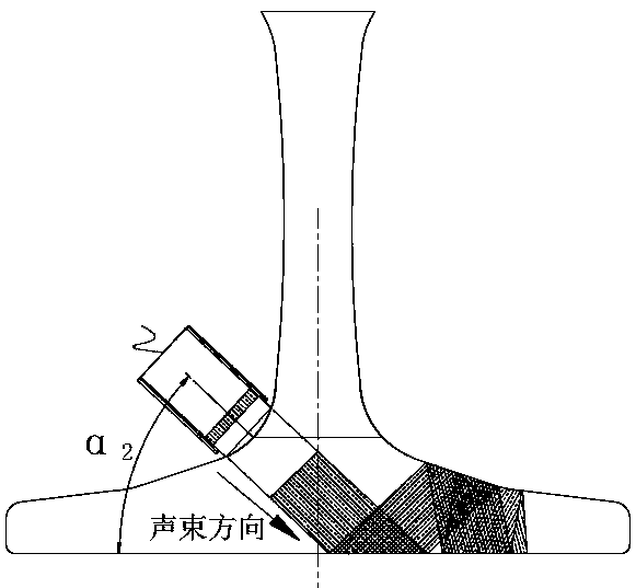 A full-section flaw detection method and device for rail bottoms in service