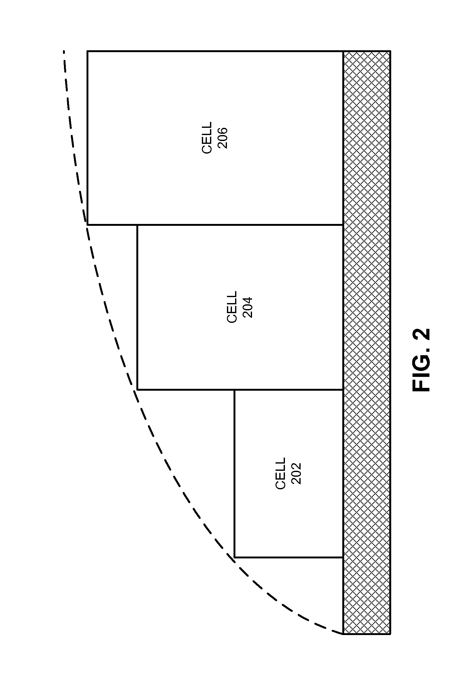 Battery pack with cells of different capacities