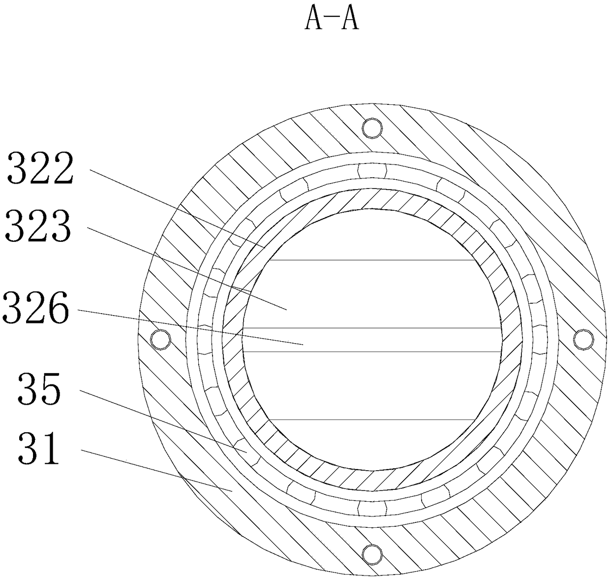 Untwisting device