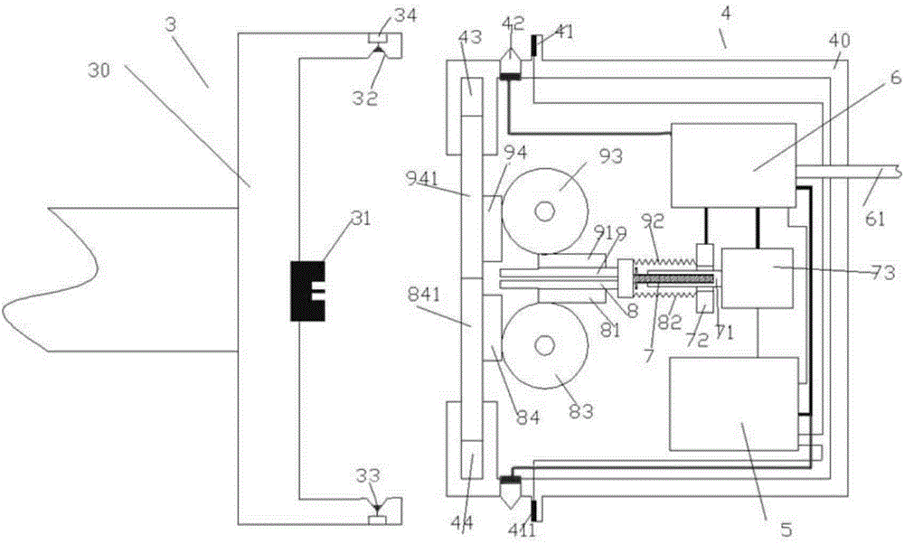 Power supply apparatus with warning light and use method thereof