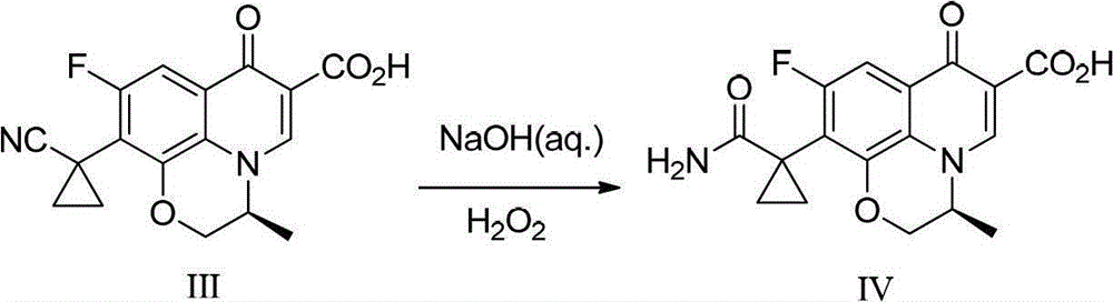 A kind of preparation method of pazufloxacin intermediate