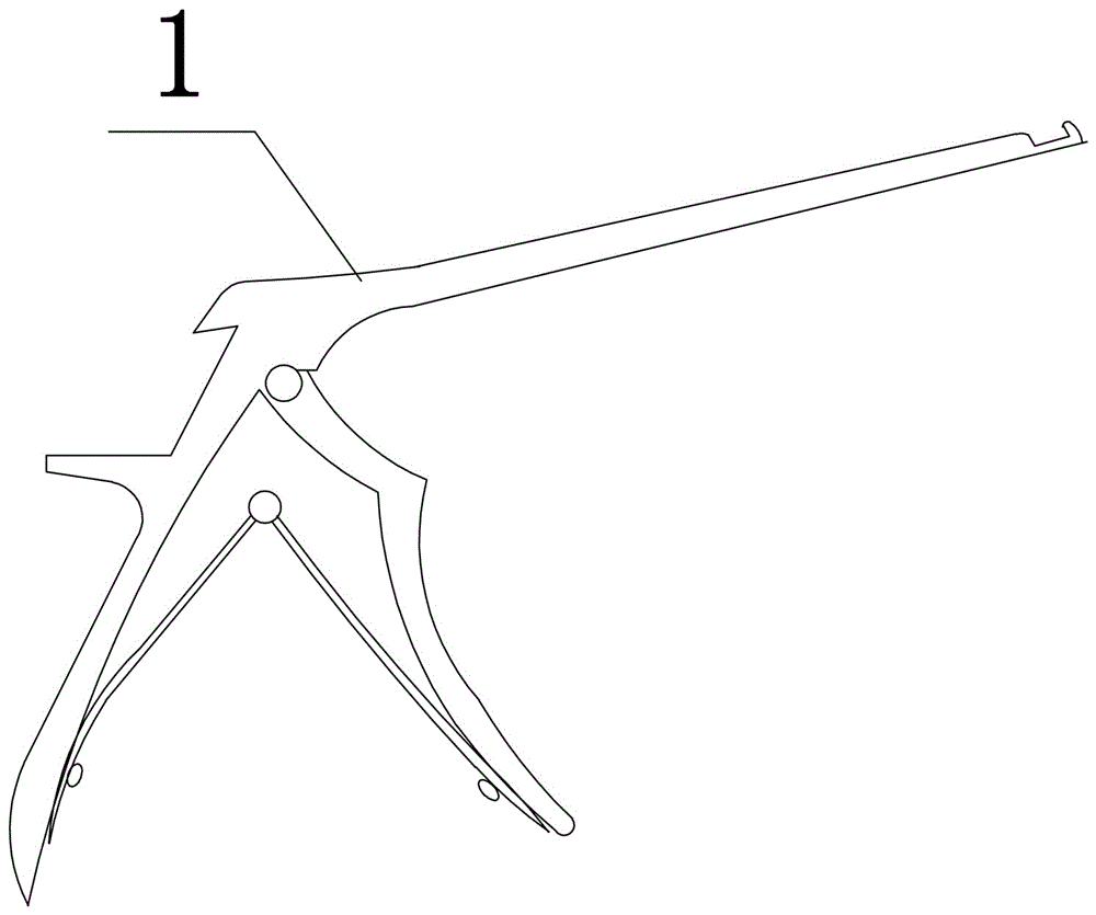 Surgical instrument for treating cervical spine fracture dislocation and operating bed