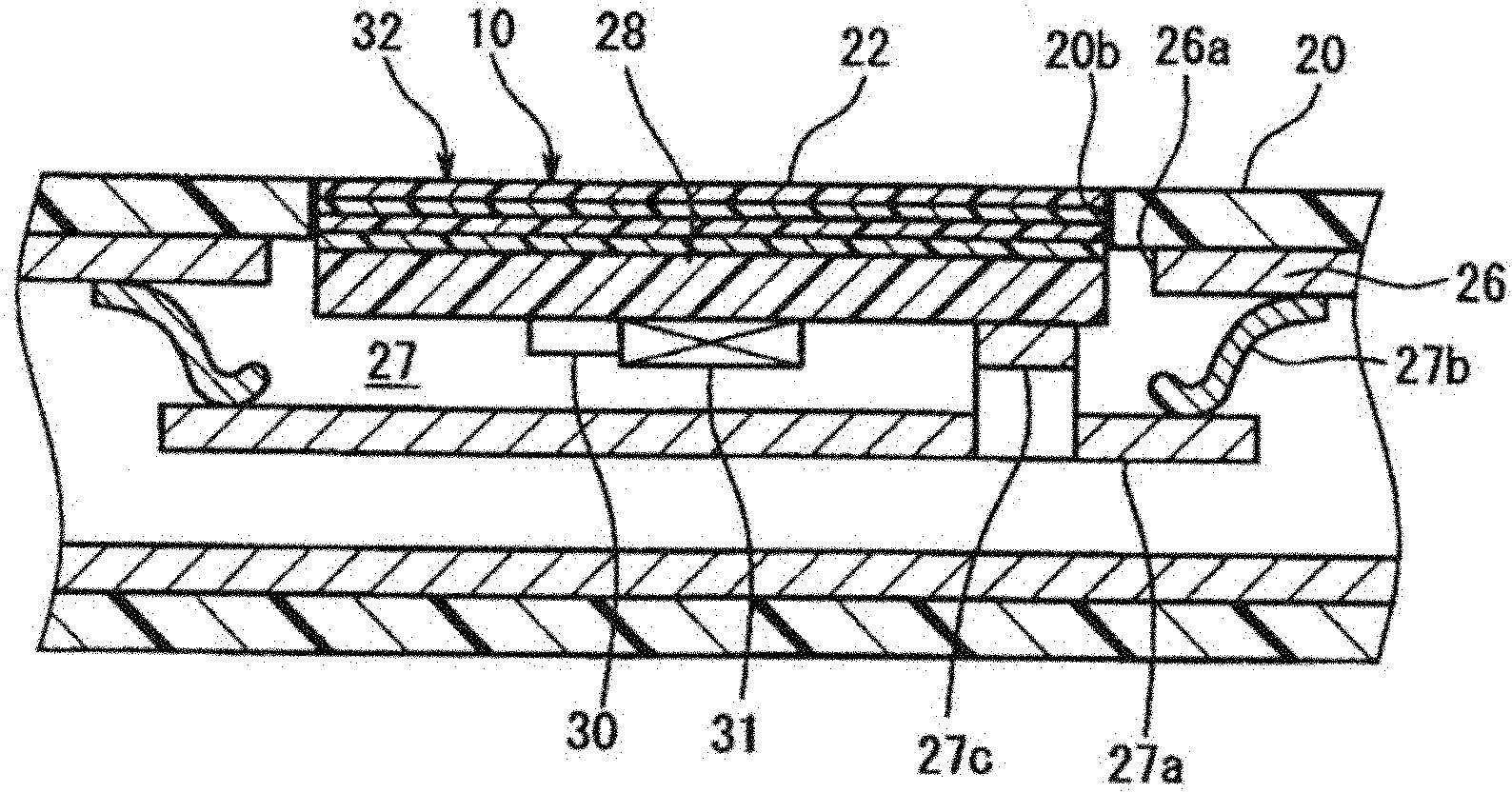 Antenna embedded input device and electronic device having the device