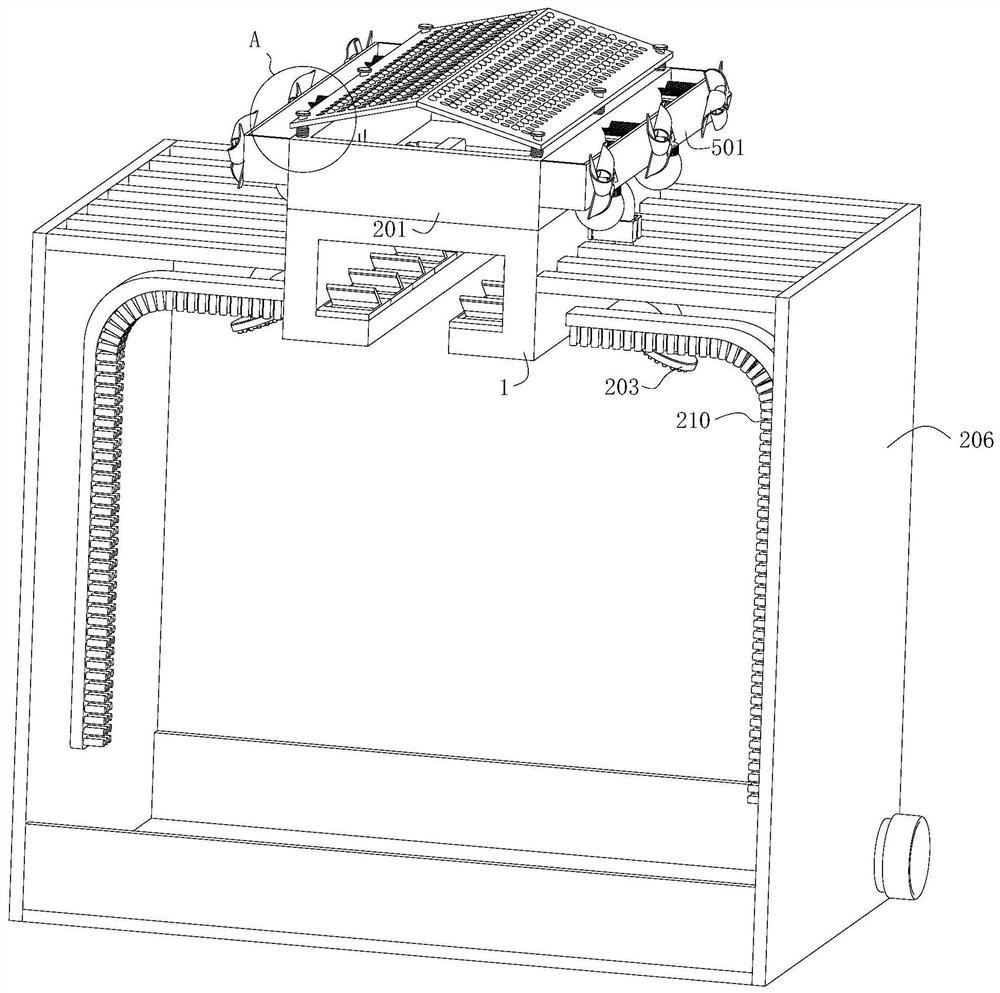 Train cleaning device