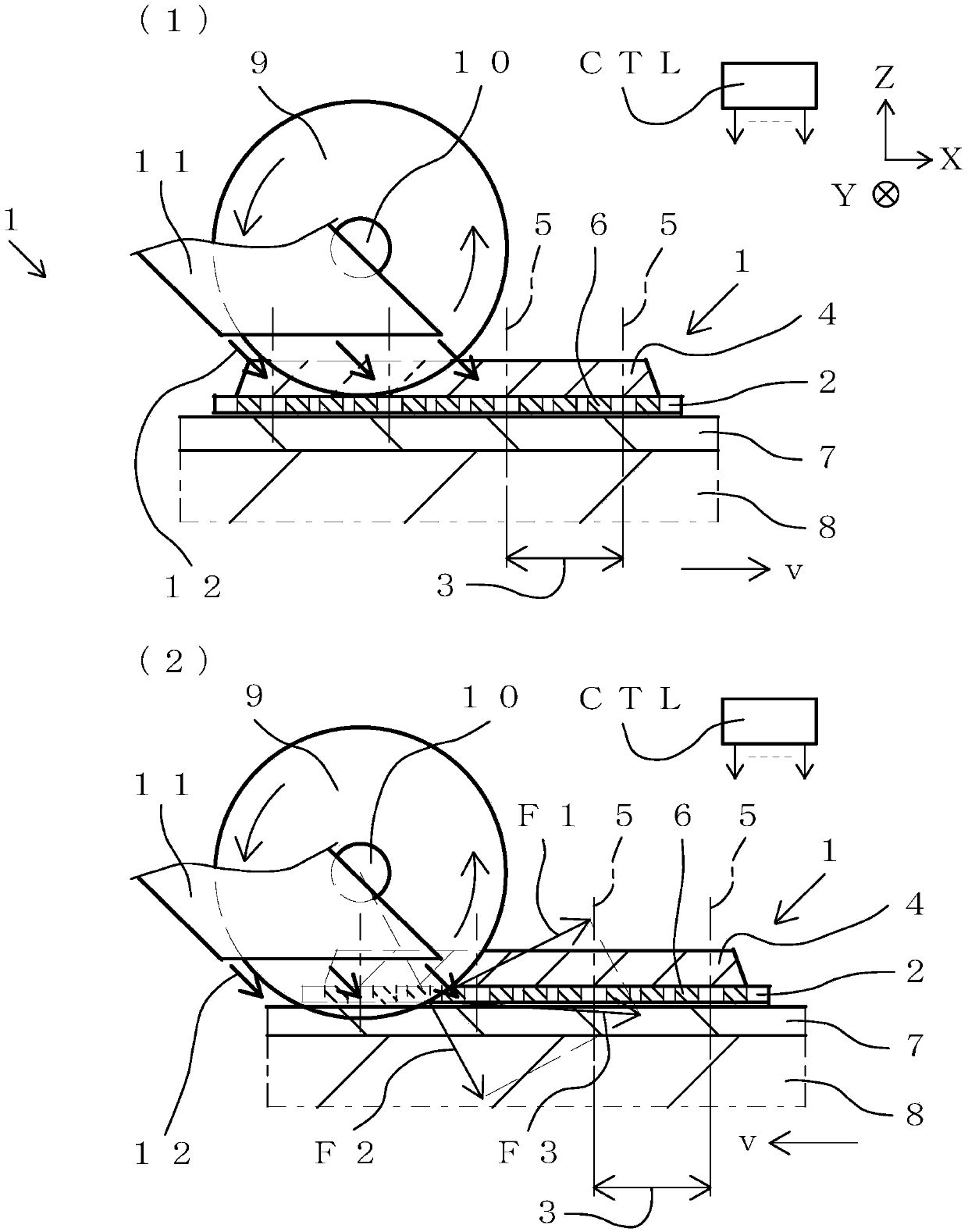 Apparatus and method for manufacturing electronic component