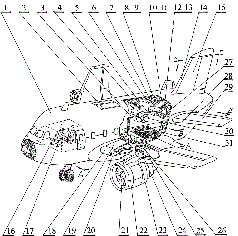 Low-speed safety aircraft capable of controlling flight attitude by aerodynamic force