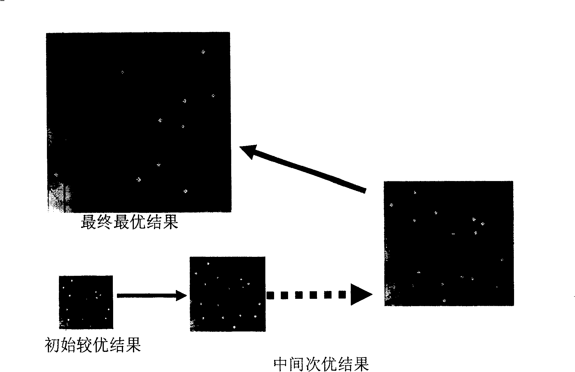 Multiple observation points setting method based on simulated annealing algorithm